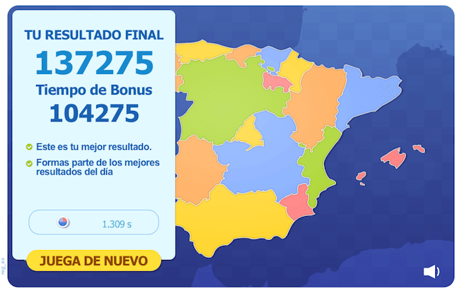 Juego comunidades autónomas