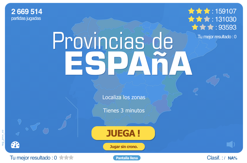 Juego provincias